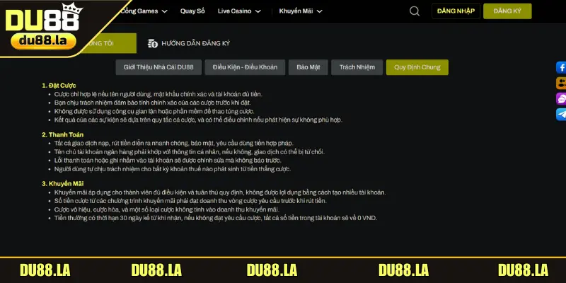 Chỉ chơi khi đủ tuổi và minh bạch thông tin