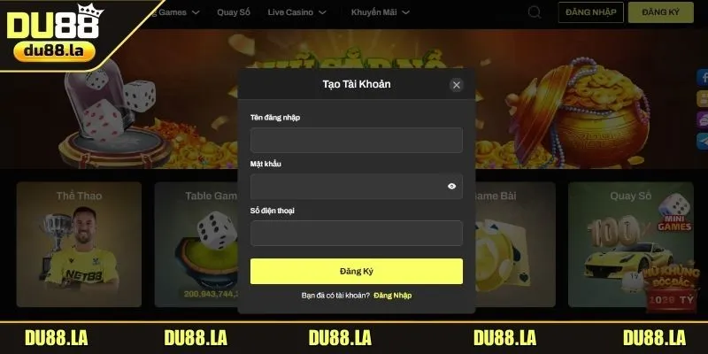 Điền dữ liệu theo yêu cầu  